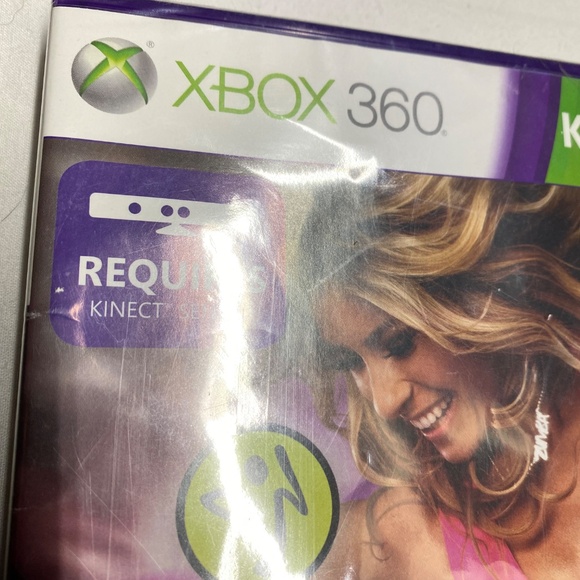*6A  XBOX 360 Zumba fitness Kinect new game core workout party your abbs off - Picture 3 of 6